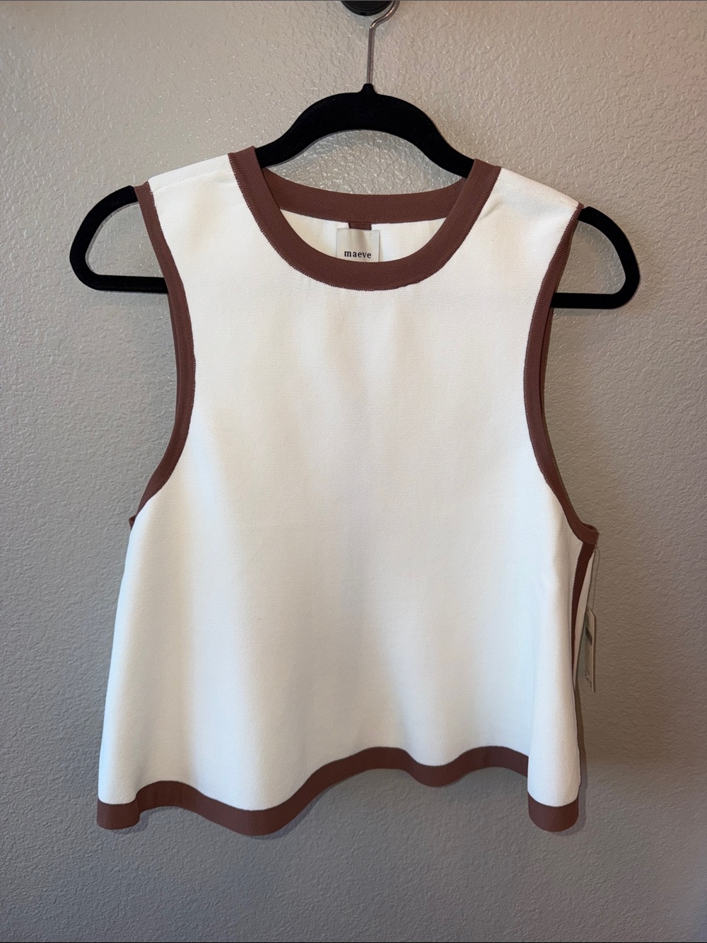 Maeve Sleeveless Swing Knit Top